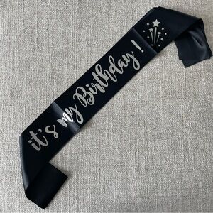 Birthday Sash